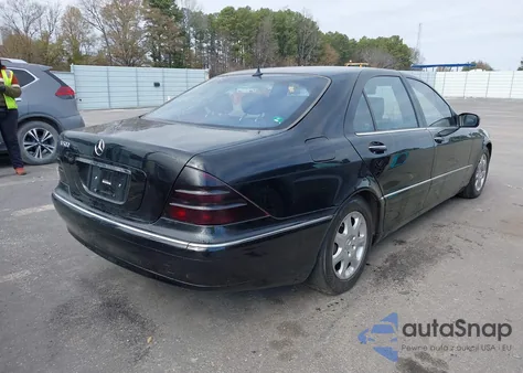 2002 Mercedes-Benz S 500 from USA, damaged, VIN WDBNG75J22A297778